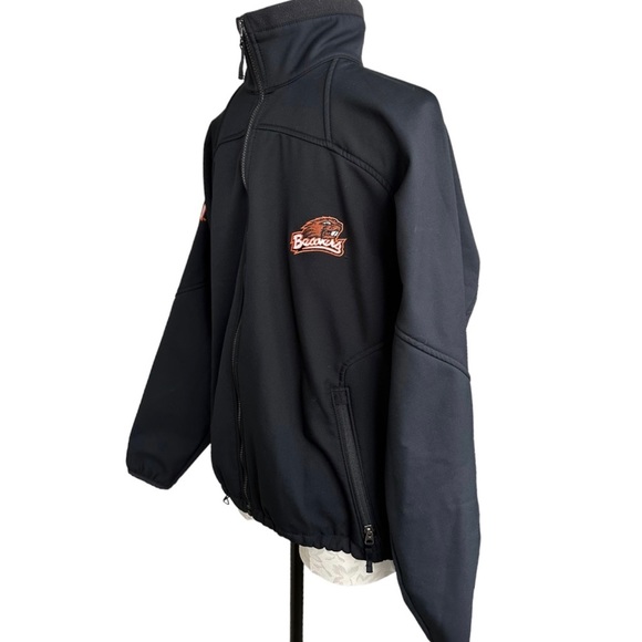 Oregon State Beavers Columbia Softshell Jacket Fleece Lined Men's Size Medium - Picture 2 of 14